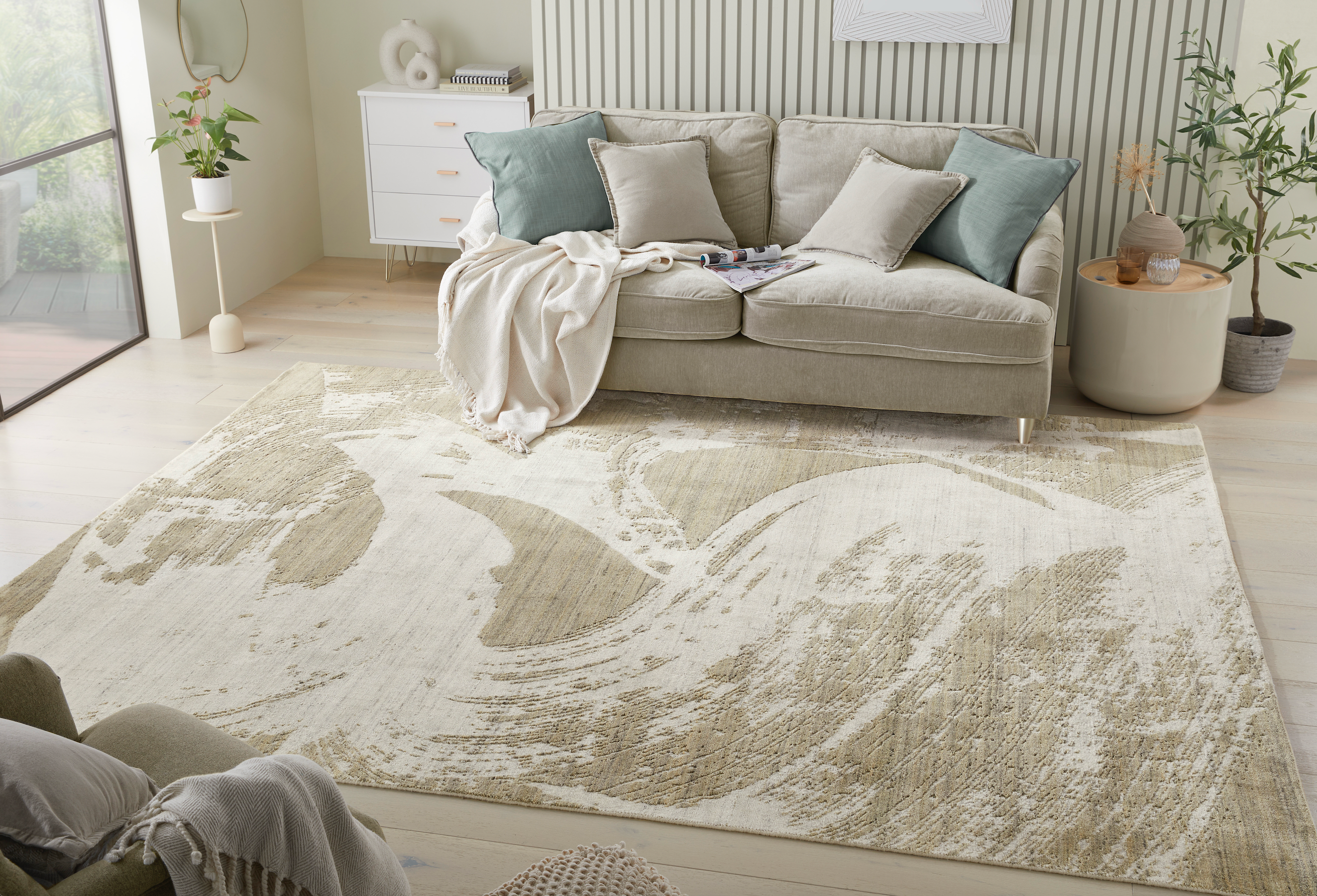 Concept Looms Dune DU155 Ivory Mink Rug